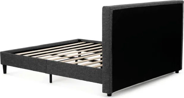 Manželská posteľ sivá 180x200 cm BED-M180 GREY2