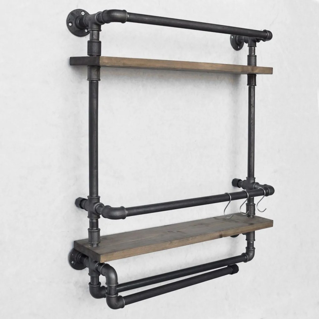 Nástenná polica Borová I orech