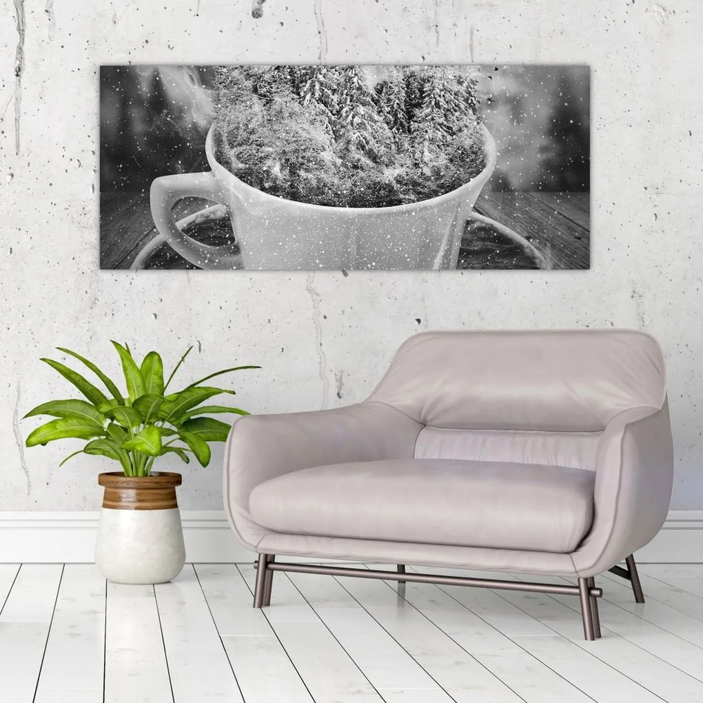 Obraz - Šálka prírody (120x50 cm)