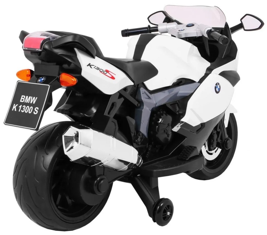 RAMIZ ELEKTRICKÁ MOTORKA BMW K1300S - BIELA - RC-550SMP/10500RPM - BATÉRIA 12V/5,5Ah - 2022