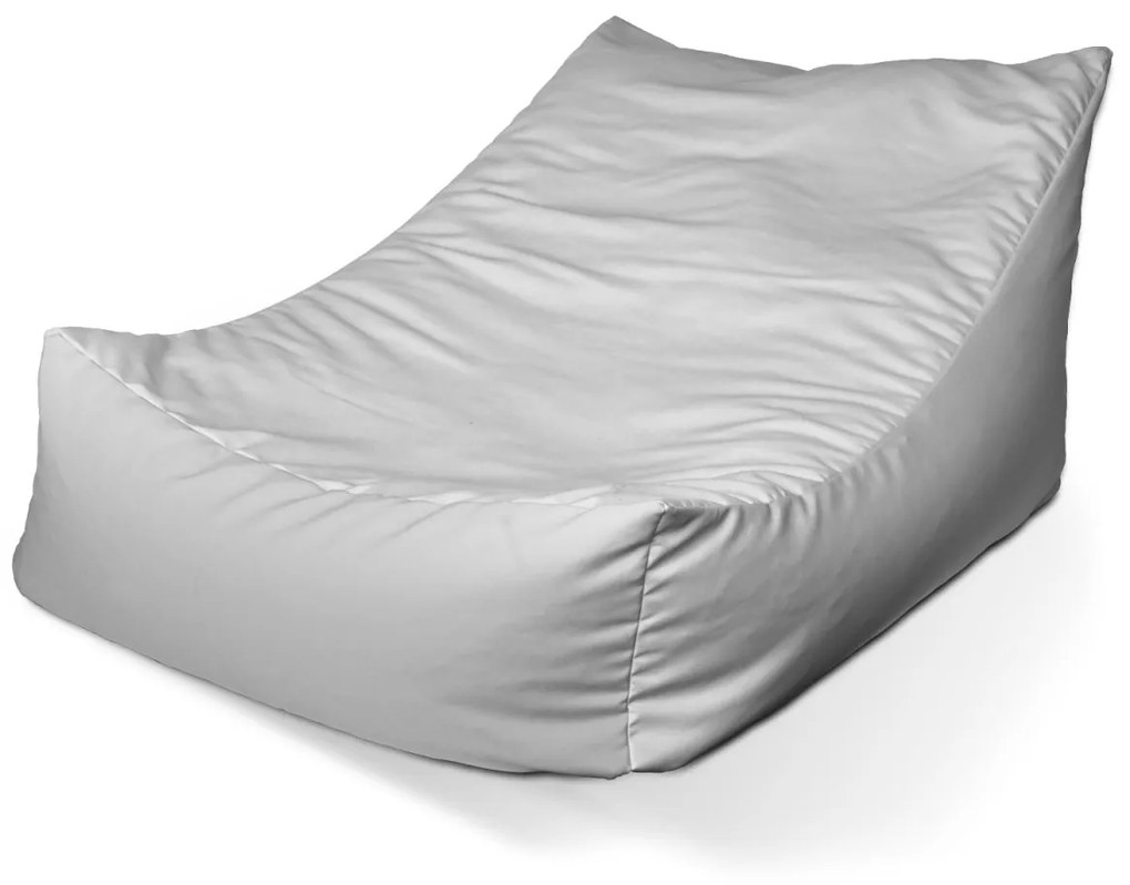 Sablio Sedací vak Lounge Biela - 80 x 95 x 50 cm