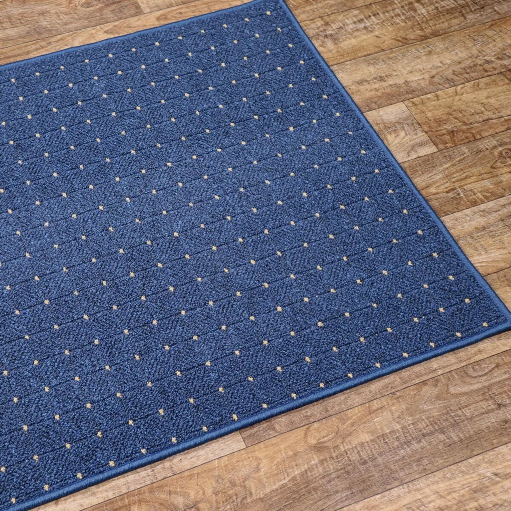 Condor Carpets, Kusový koberec Udinese modrý, 80x120, modrá, chodba / predsieň