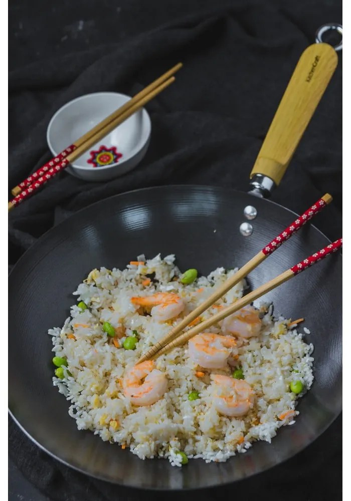 Nepriľnavá WOK panvica Kitchen Craft Oriental, 30 cm