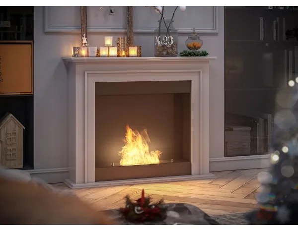 InFire - BIO krb 90x112,5 cm 3kW biela