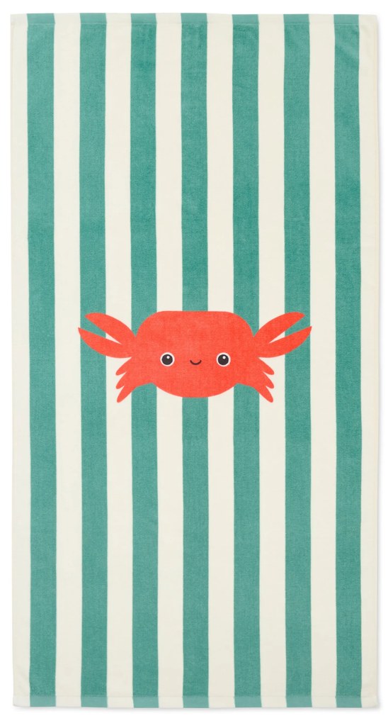 Osuška s motívom kraba