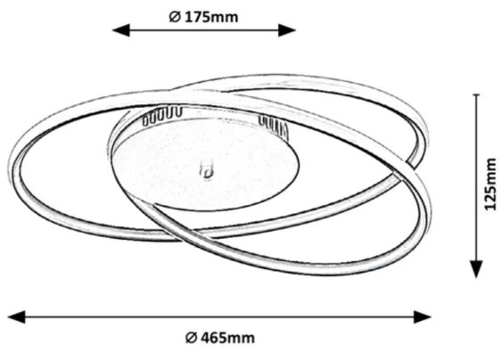 Rabalux - LED stropné svietidlo LED/40W/230V