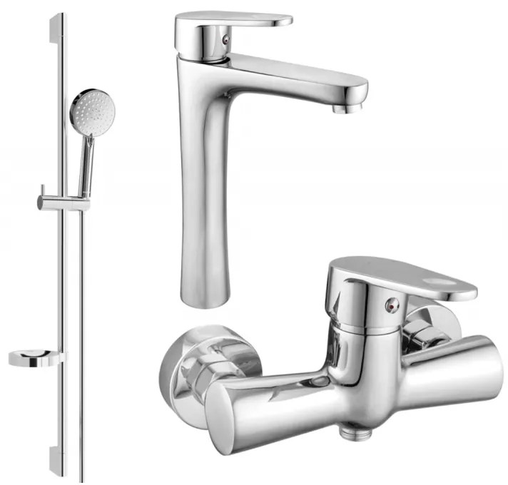 Mexen Kama DS75 sprchová sada, chrómová - 72514DS75-00