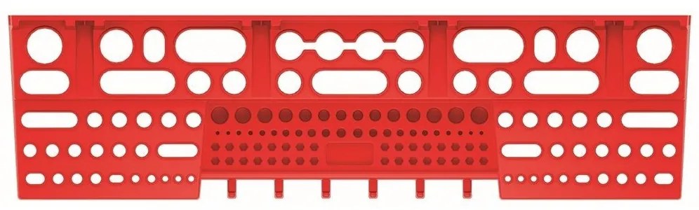 Kistenberg Držiak na náradie BINEER SHELFS 580x158mm, červený