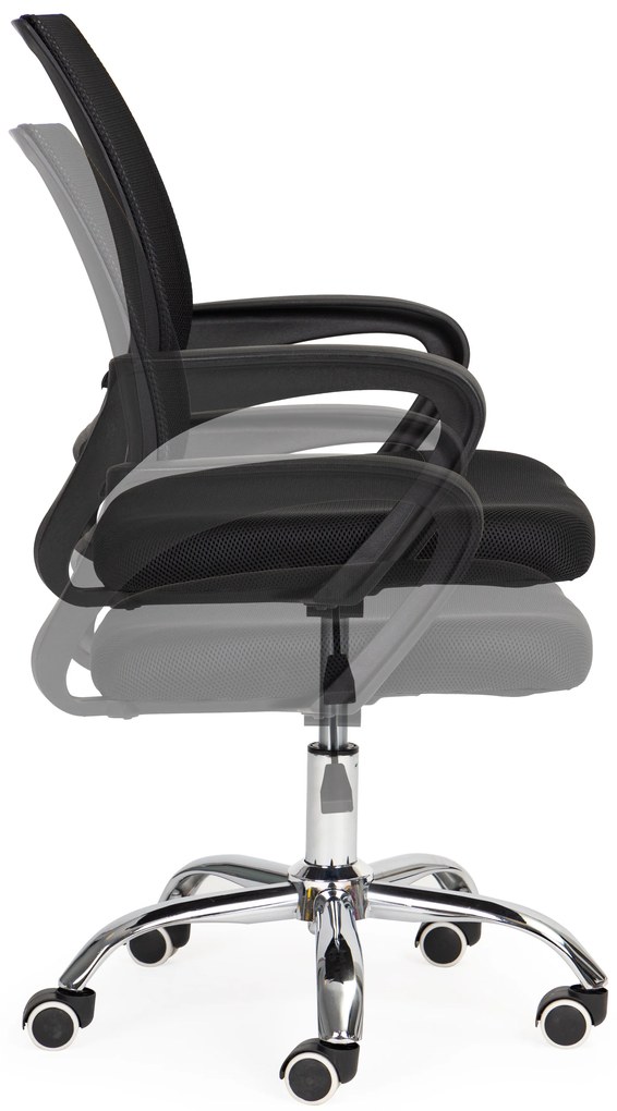 ModernHome Kancelárska stolička čierna - 5 koliesok