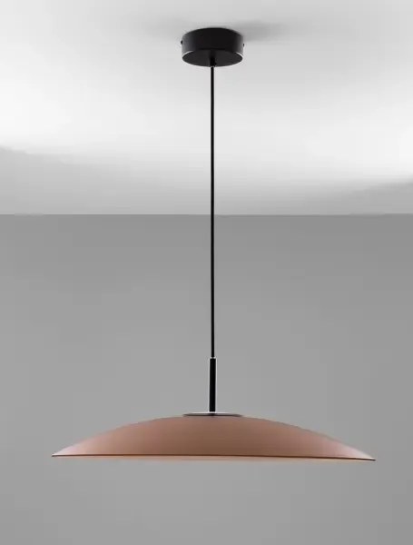 LED čierno-moca hnedý moderný luster Polifemo 60