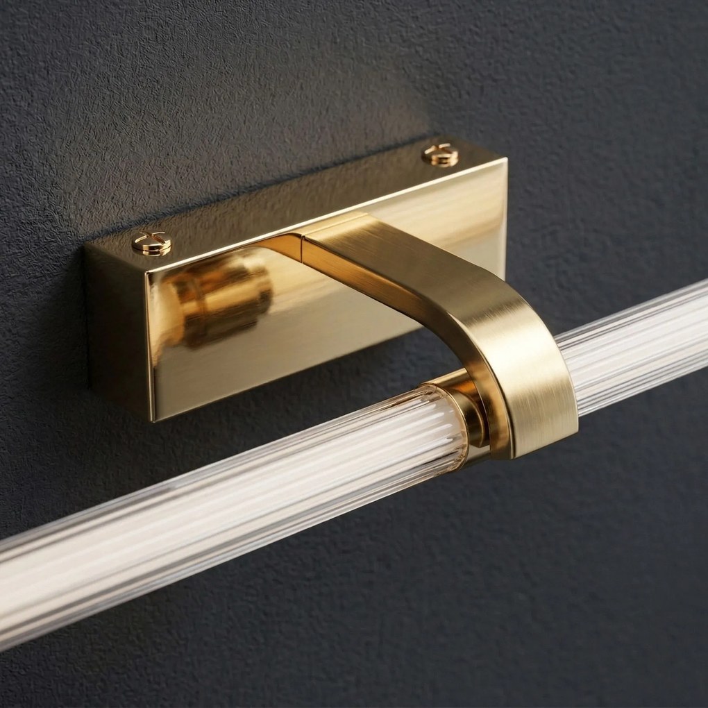 Toolight Toolight, LED nástenné svietidlo 60cm, 13W, 4000K, 1000lm, APP1884-1W, zlatá lesklá, OSW-66039