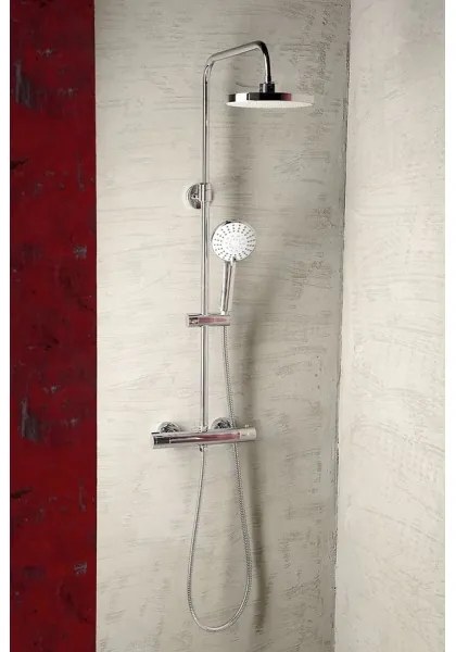 Aqualine - Sprchová sada s termostatickou batériou LIGA lesklý chróm