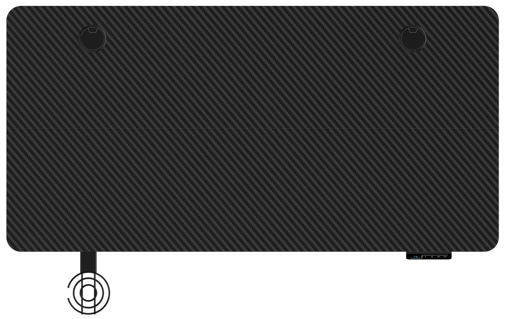 Výškovo nastaviteľný elektrický herný stôl SHADOW GAMER 1.0 120 cm čierny