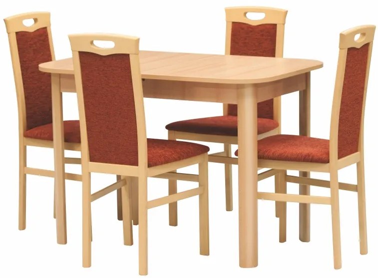 Stima Stôl BONUS Rozklad: Pevný so zásuvkou, Vyberte odtieň ->: Tmavo hnedá