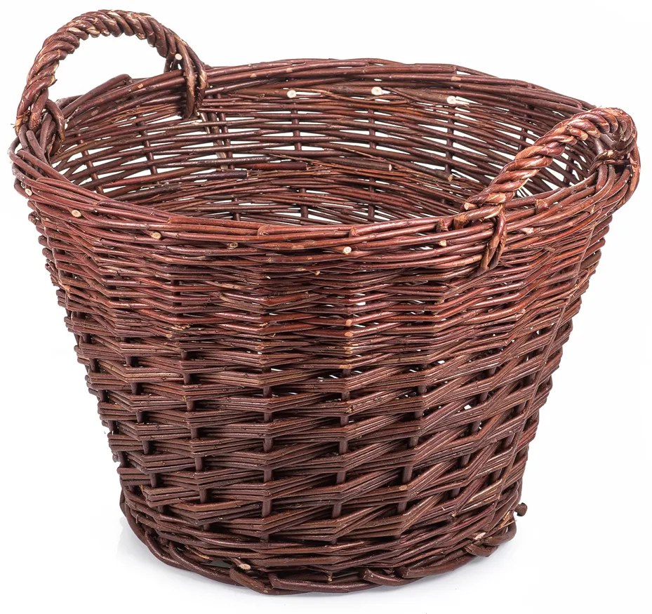 Kôš záhradný/na drevo prútený Madera IV.priemer 45(cm) x v. 32(cm)