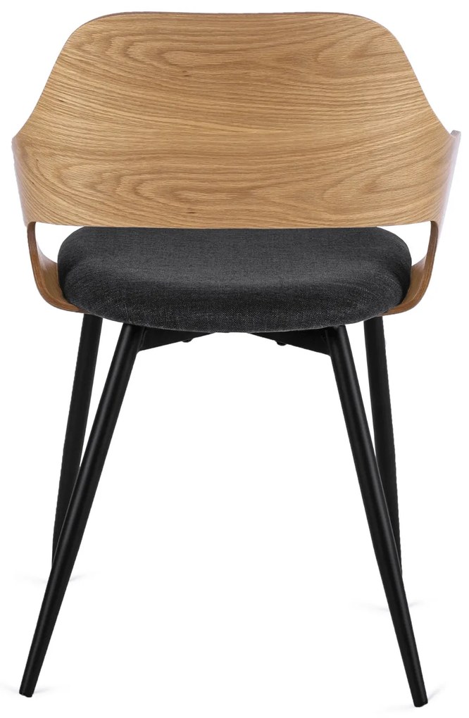 PROXIMA.store - Dizajnová jedálenská stolička ORBI FARBA: zlatá, FARBA NÔH: čierna