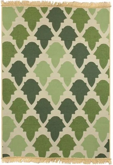 Zelený koberec Floorist Baklava Green, 80 x 150 cm