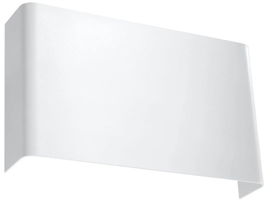 Nástenné svietidlo Copertura, 1x biele kovové tienidlo