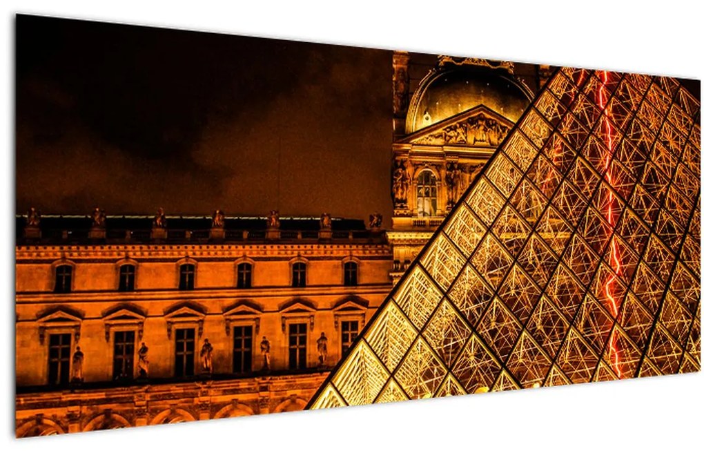 Obraz Louvre v Paríži (120x50 cm)