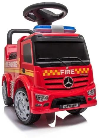 Sapphire Odrážadlo Mercedes FIRE FIGHTING pre deti 657- červené