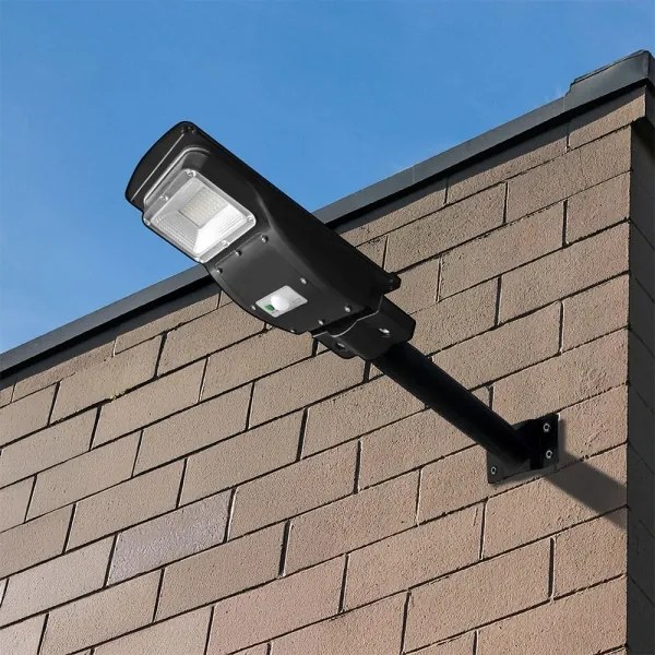 LED stmievateľná solárna pouličná lampa LED/6W/3,2V 6000K IP65 5000 mAh + DO