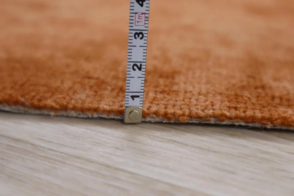 Associated Weavers koberce Metrážny koberec Panorama 84 oranžový - S obšitím cm