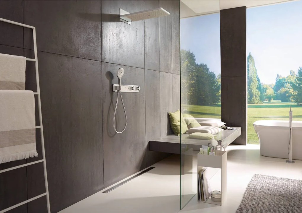 Hansgrohe Rainmaker Select, hlavová sprcha 580 3jet, biela/chrómová, HAN-24001400