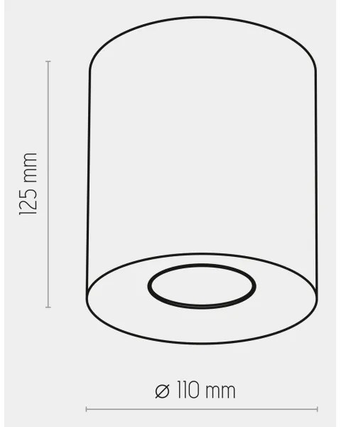 Bodové svietidlo ORION 1xGU10/10W/230V zlatá