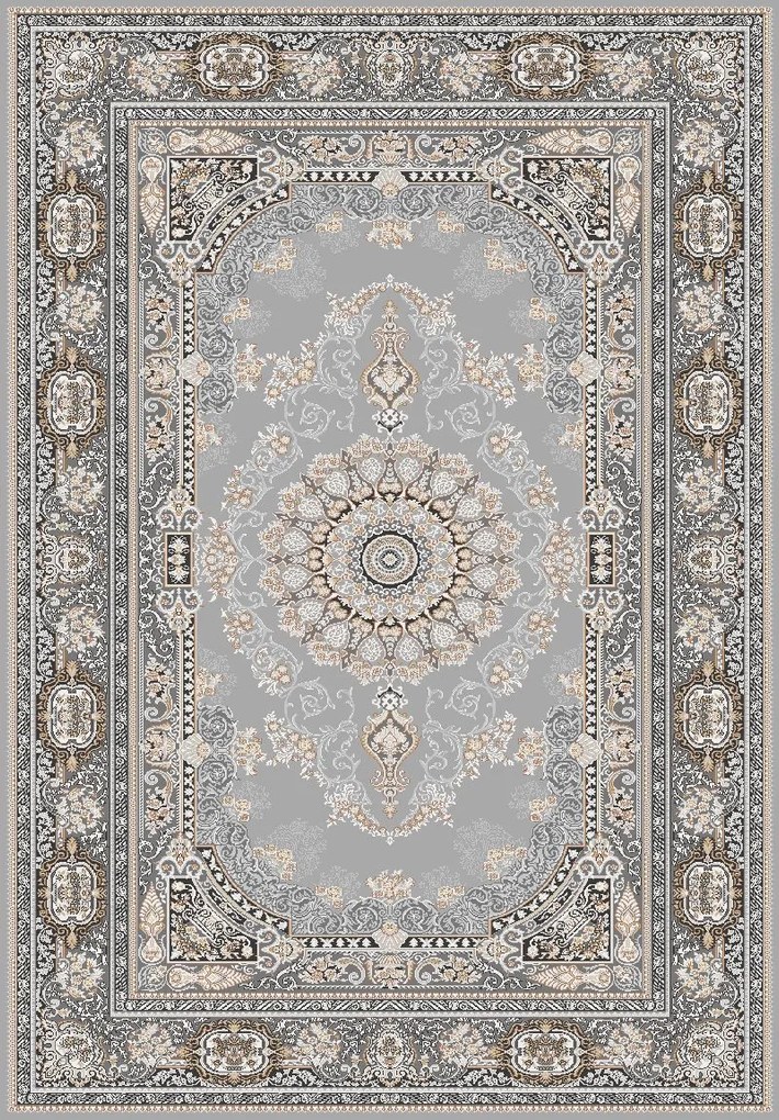 Koberec Deluxe 9093 béžový s orientálnym vzorom – obdĺžnikový Rozmer: 120x180 cm