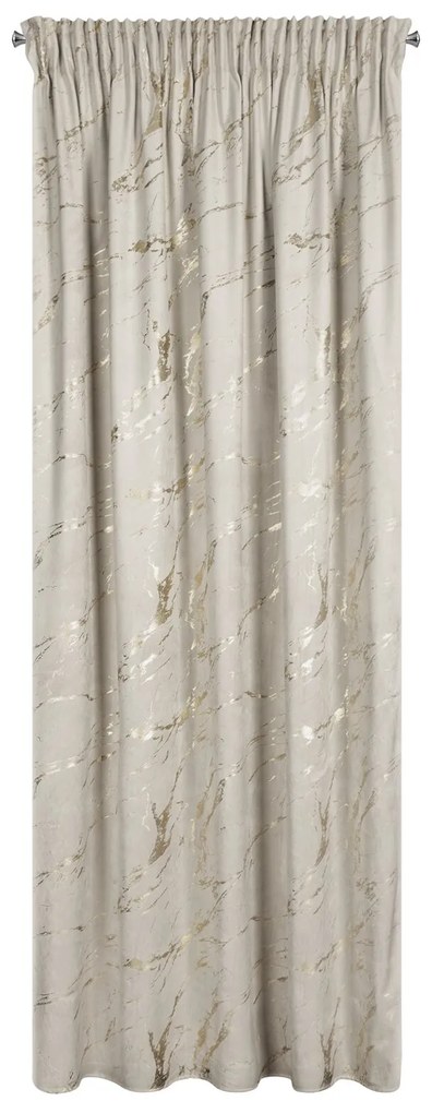 ZATEMŇOVACÍ ZÁVES NA PÁSKE MOLLY 140X270 CM VZOROVANÁ