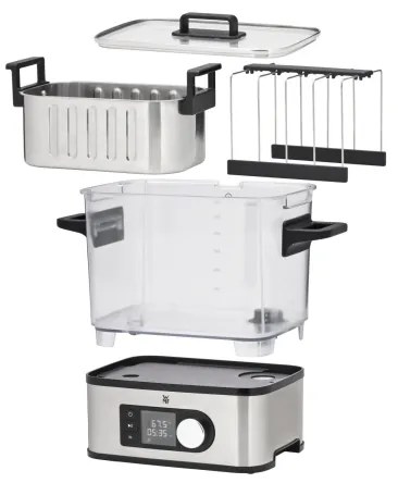 WMF - Elektrický hrniec SOUS-VIDE PRO LONO 3l 1500W/230V nerez