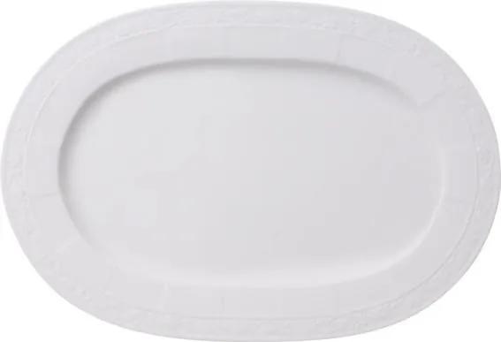 Oválny tanier 35 cm White Pearl