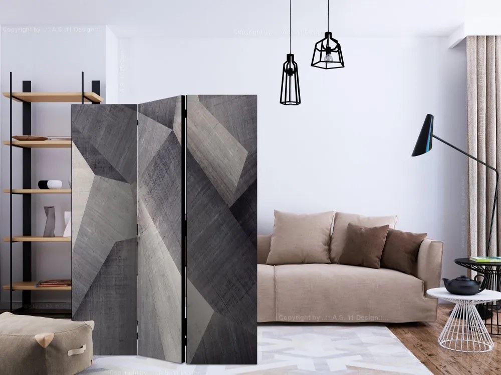 Artgeist Paraván - Abstract concrete blocks [Room Dividers]
