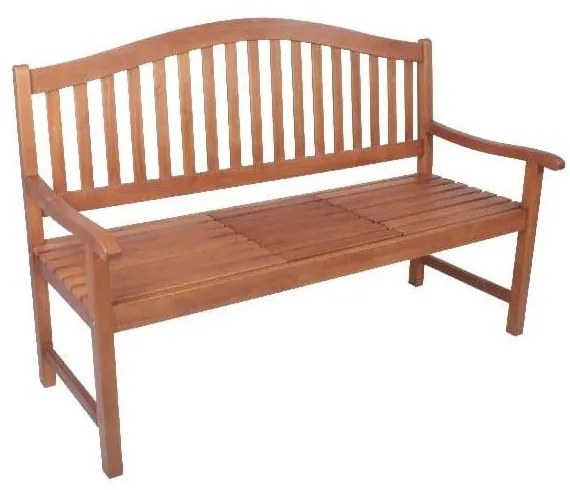 Záhradná lavica s odkladacím stolíkom z eukalyptového dreva Garden Pleasure Phuket