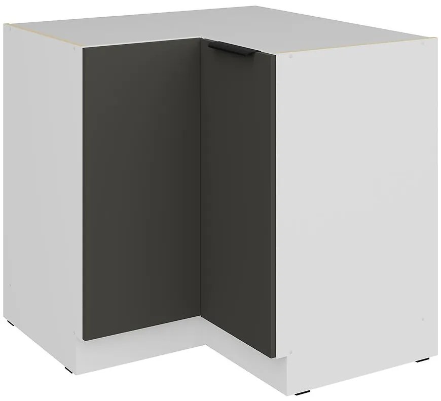 Kuchynská skrinka Aria-Gr/Wh Anti Fingerprint 90x90 Dn 2f Bb