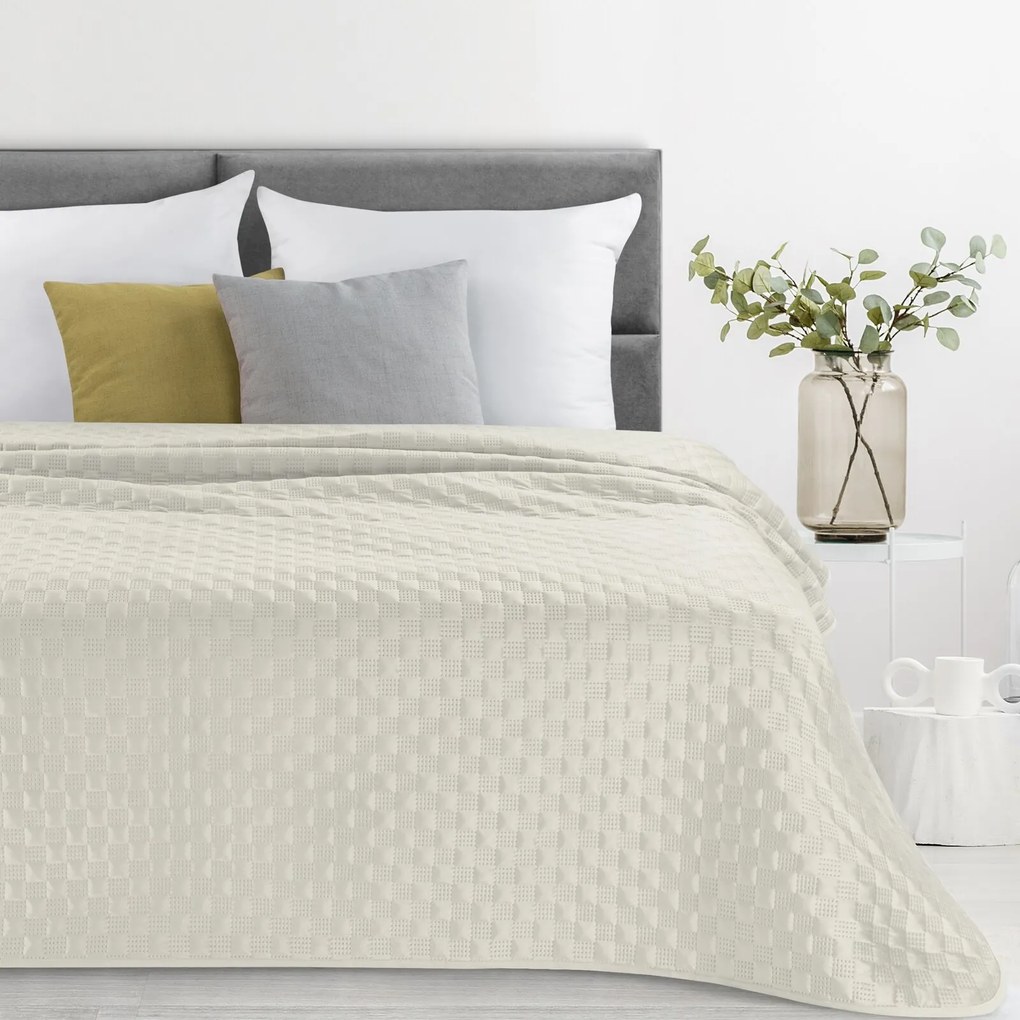 PREHOZ NA POSTEĽ SOFIA4 200X220 CM KRÉMOVÝ