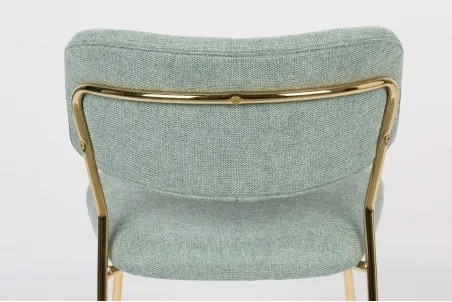 WLL JOLIEN GOLD stolička Zelená - svetlá