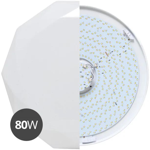 ECOLITE LED stmievateľné stropné / nástenné osvetlenie DIAMANT, 80W