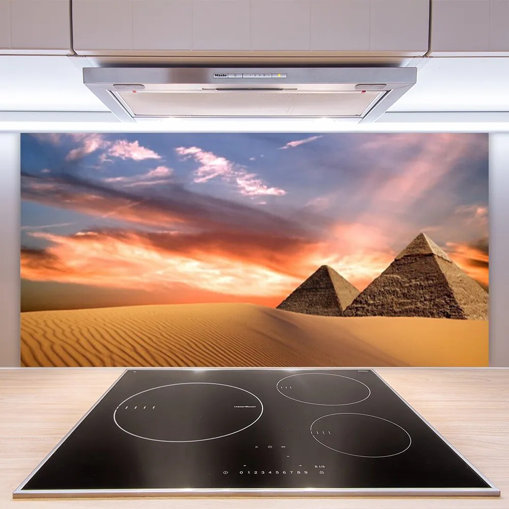 Nástenný panel  Púšť pyramídy 125x50 cm
