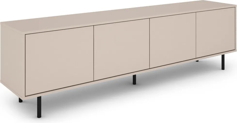 Široká TV skrinka Flax, 200 cm, béžový kašmír