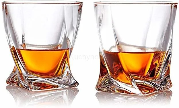 Quadro poháre na whisky, 340 ml