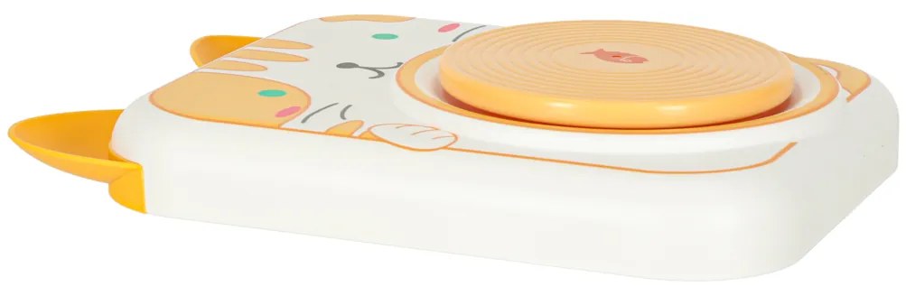 KIK Elektrický hrnčiarsky kruh pre deti – kreatívna sada s hlinou (USB, mačka, darček)