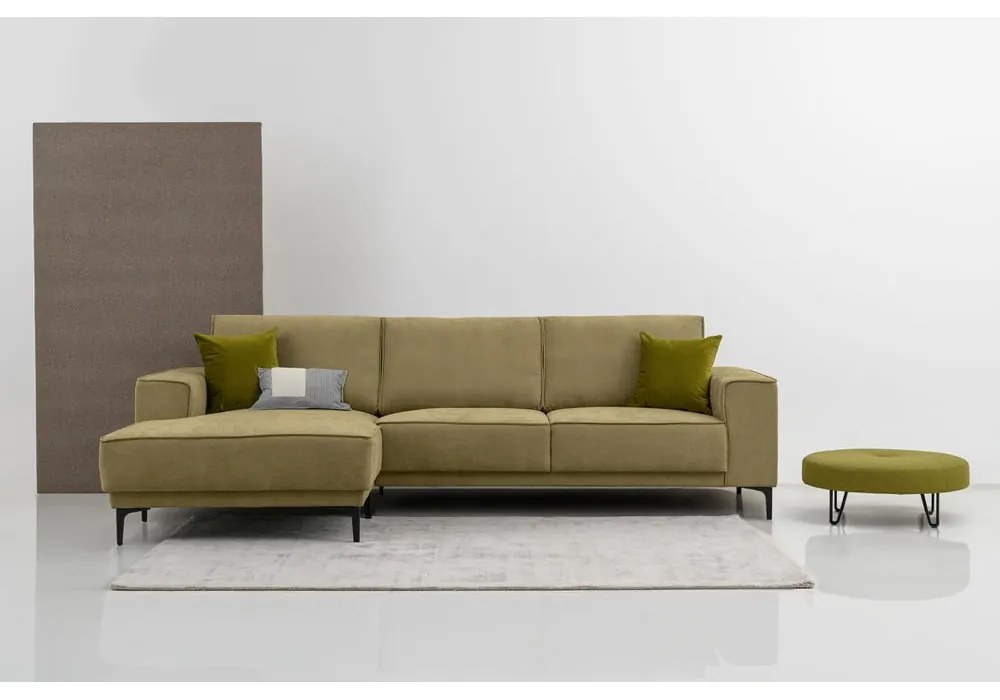 Zelená rohová pohovka (ľavý roh) Copenhagen – Scandic