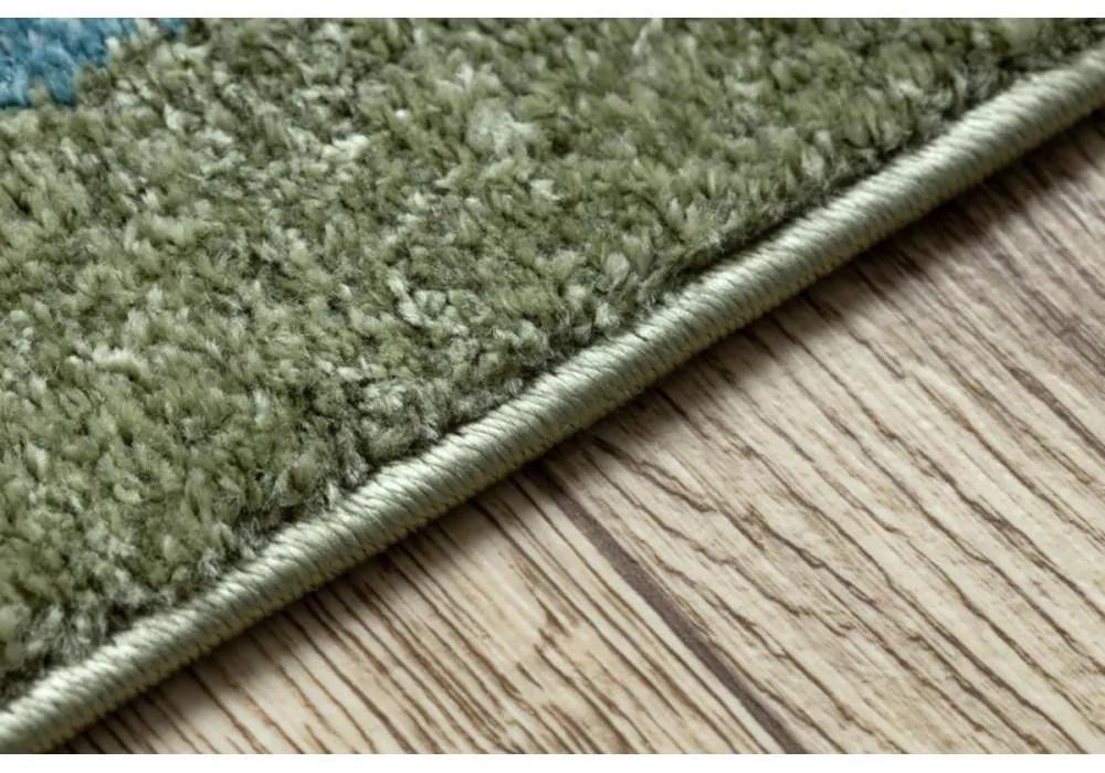 Detský kusový koberec Cesta z mesta zelený 180x270cm