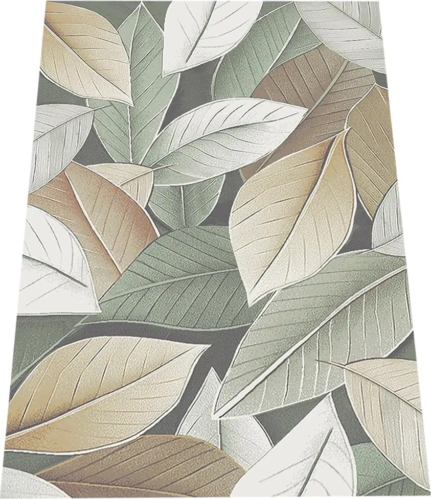 Koberec Smart Home 2550 Green – zelený vzorovaný obdĺžnik Rozmer: 160x220 cm