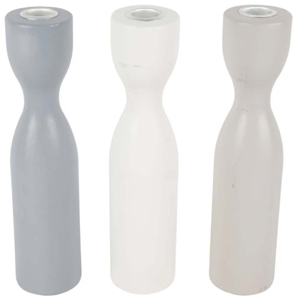 Drevený svietnik TORNE 25 cm - viac farieb