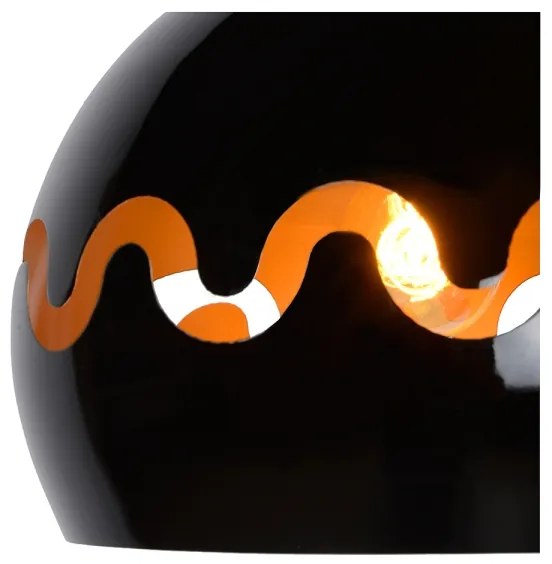 Lucide 30484/28/30 - Luster na lanku CORENTIN 1xE27/60W/230V čierna