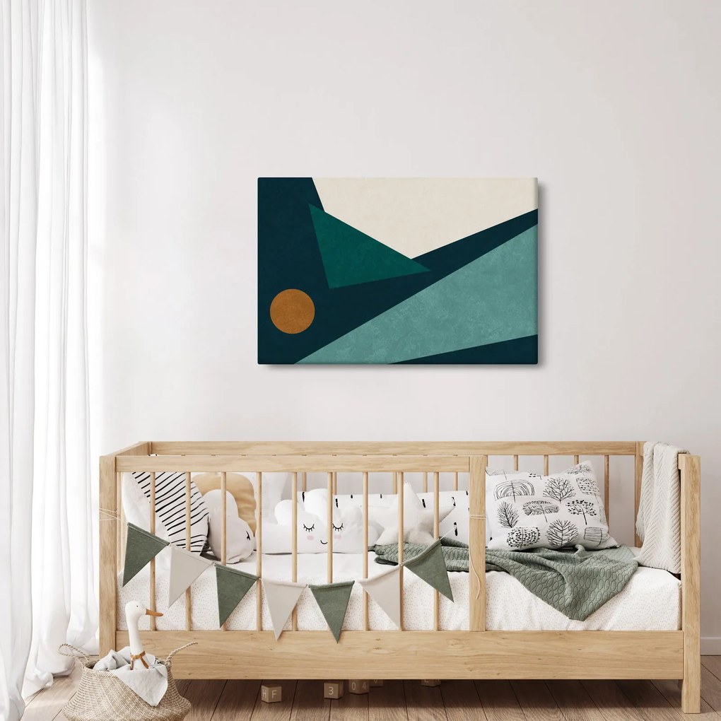 Obraz - Kubistická abstrakcia (90x60 cm)