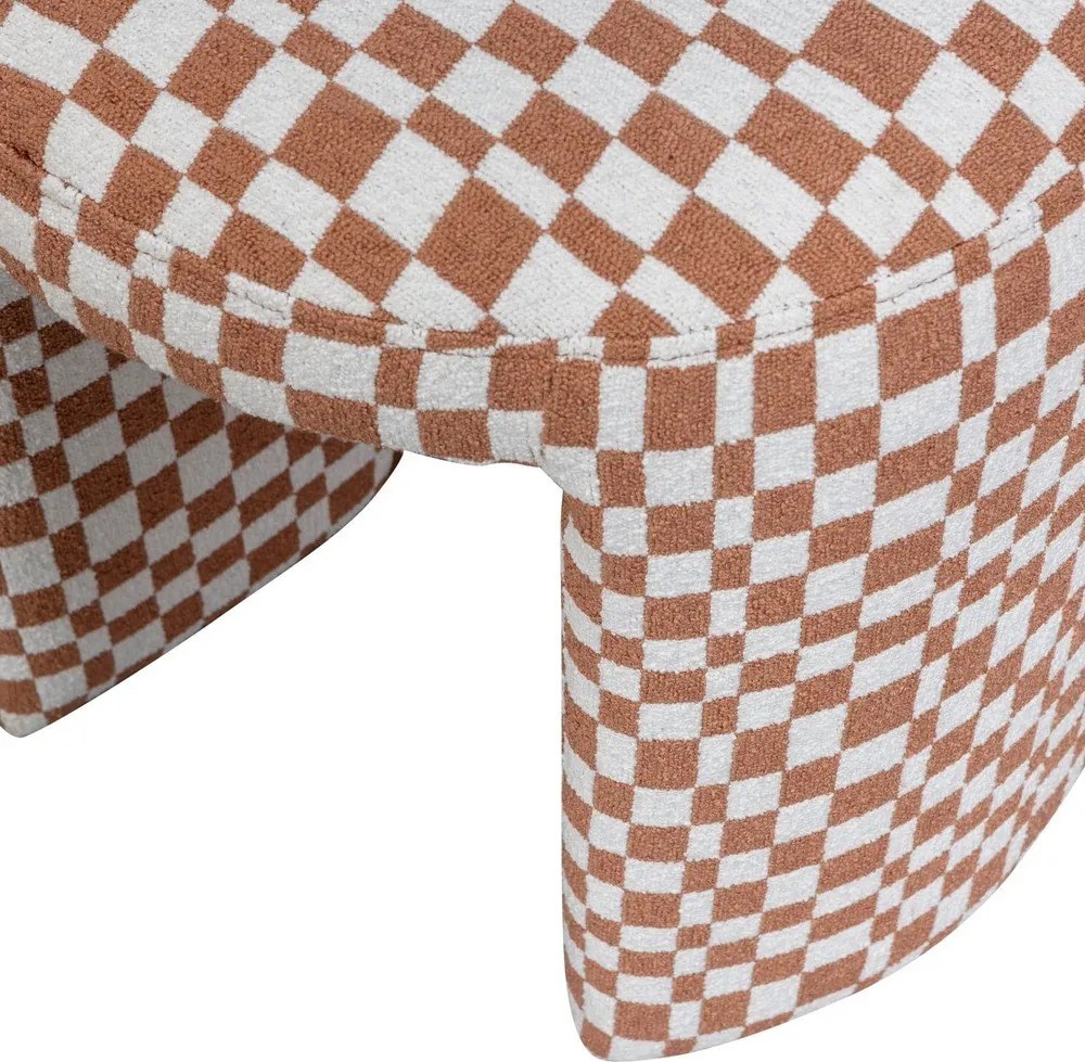 Oranžová čalúnená stolička Charlie – WOOOD