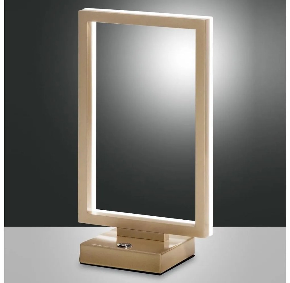 Fabas Luce 3394-30-225 - LED Stmievateľná stolná lampa BARD LED/15W/230V zlatá